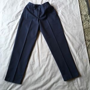 L.L. Bean Curvy Fit Pants, Size 8, Blue